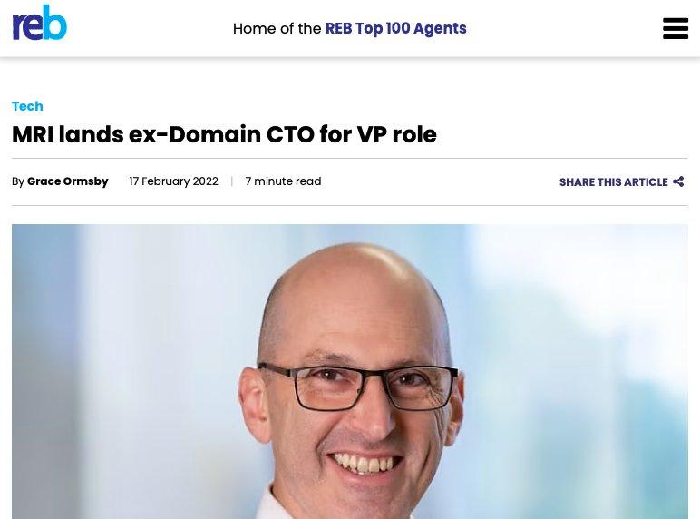 MRI lands ex-Domain CTO for VP role